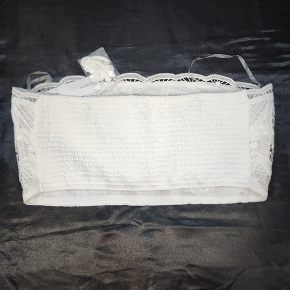 American Eagle White  Crop Top Size L - Picture 2 of 5